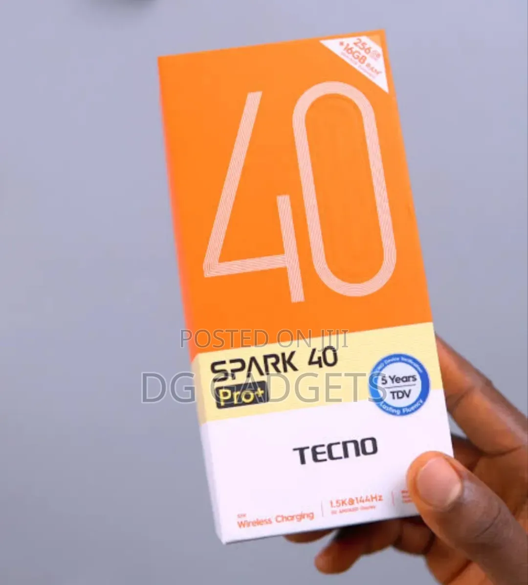 New Tecno Spark 40 Pro+ 256 GB Black