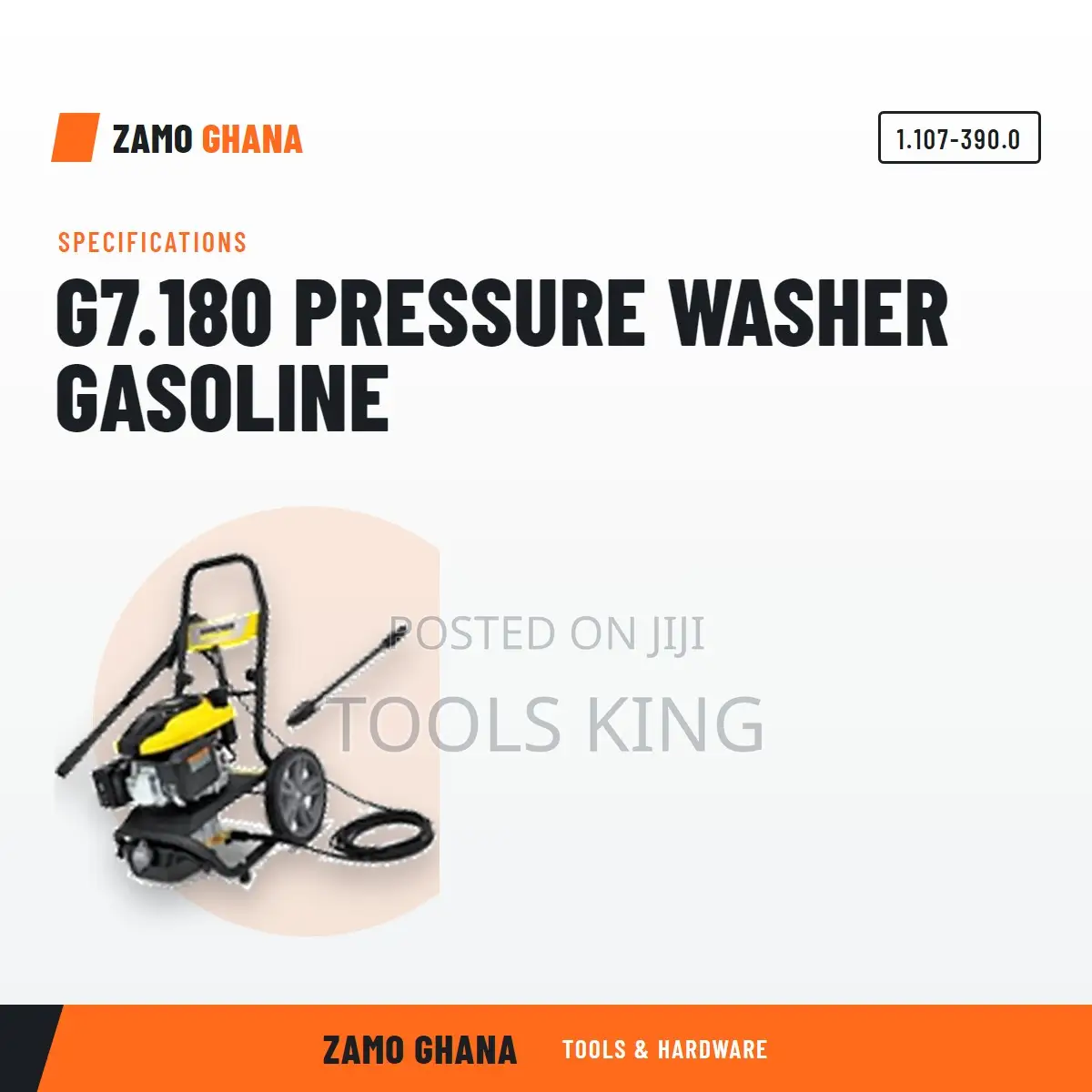 G7.180 Pressure Washer Gasoline - 1.107-390.0