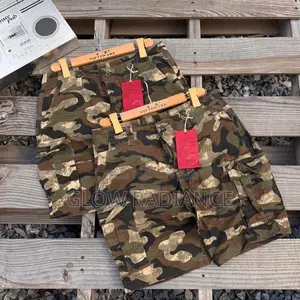 Rugged Camo Cargo Shorts