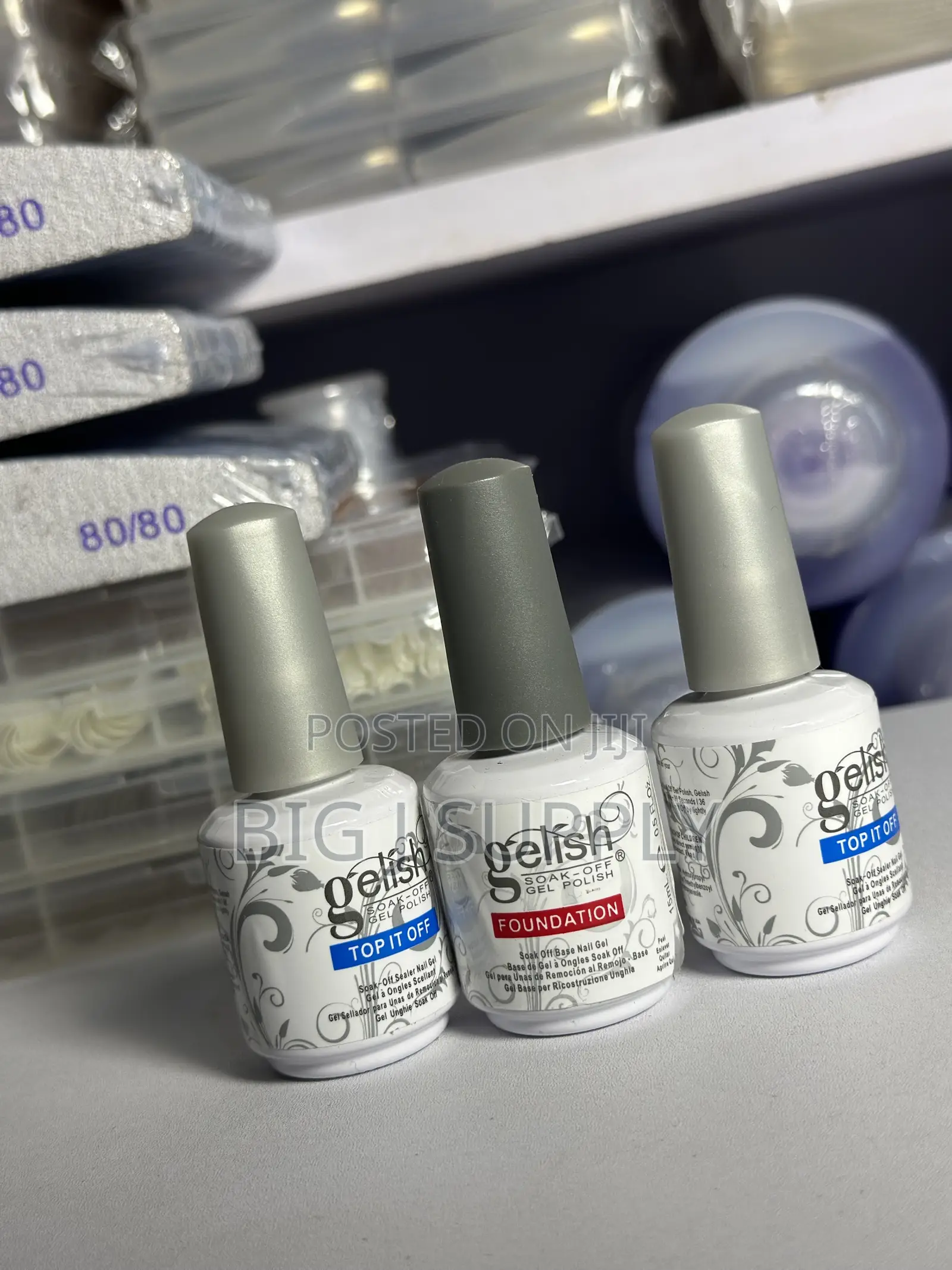 Gelish Top Coat and Base Coat