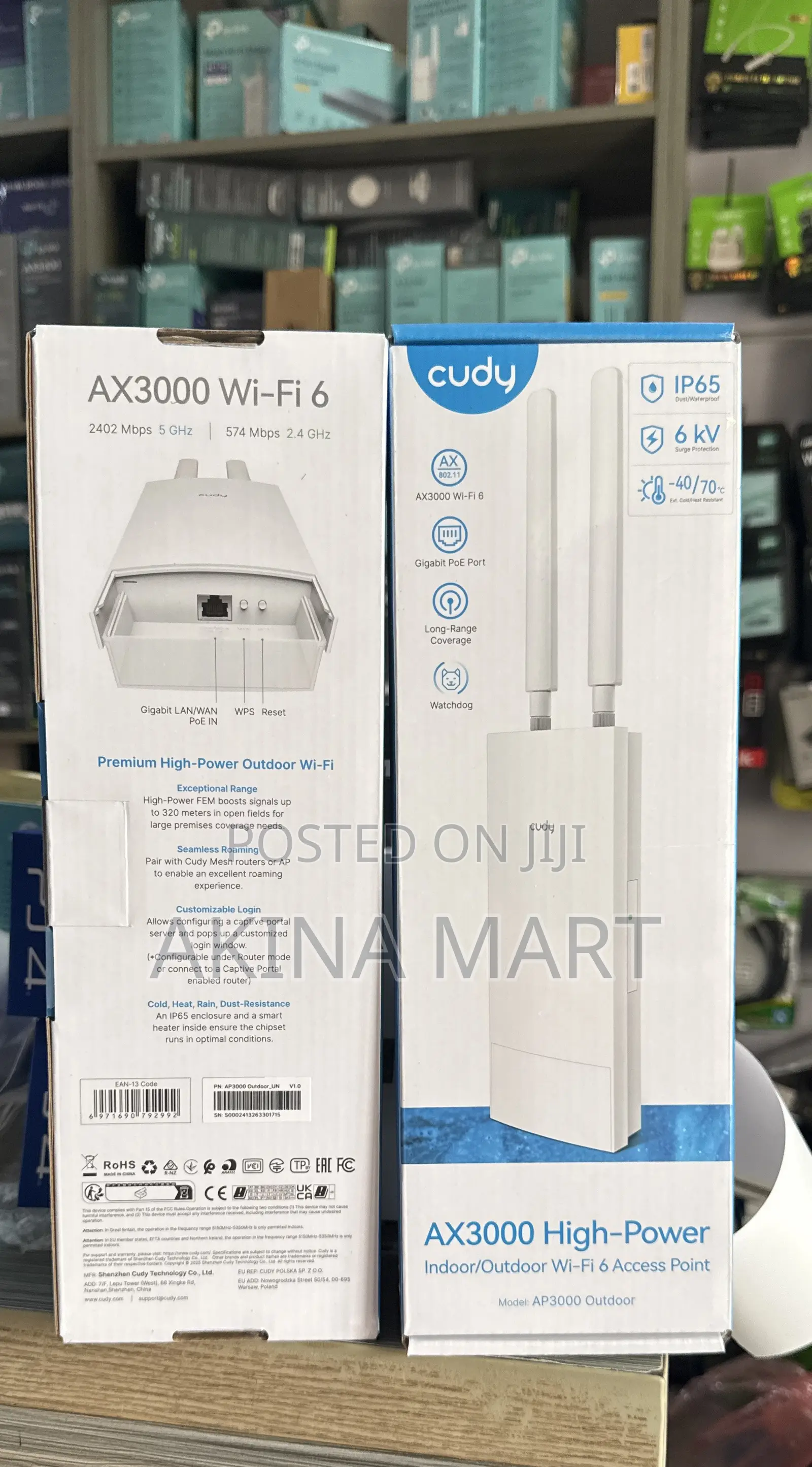 Cudy Ax3000 AP3000 High Power Indoor/Outdoor Wifi 6 Access Point
