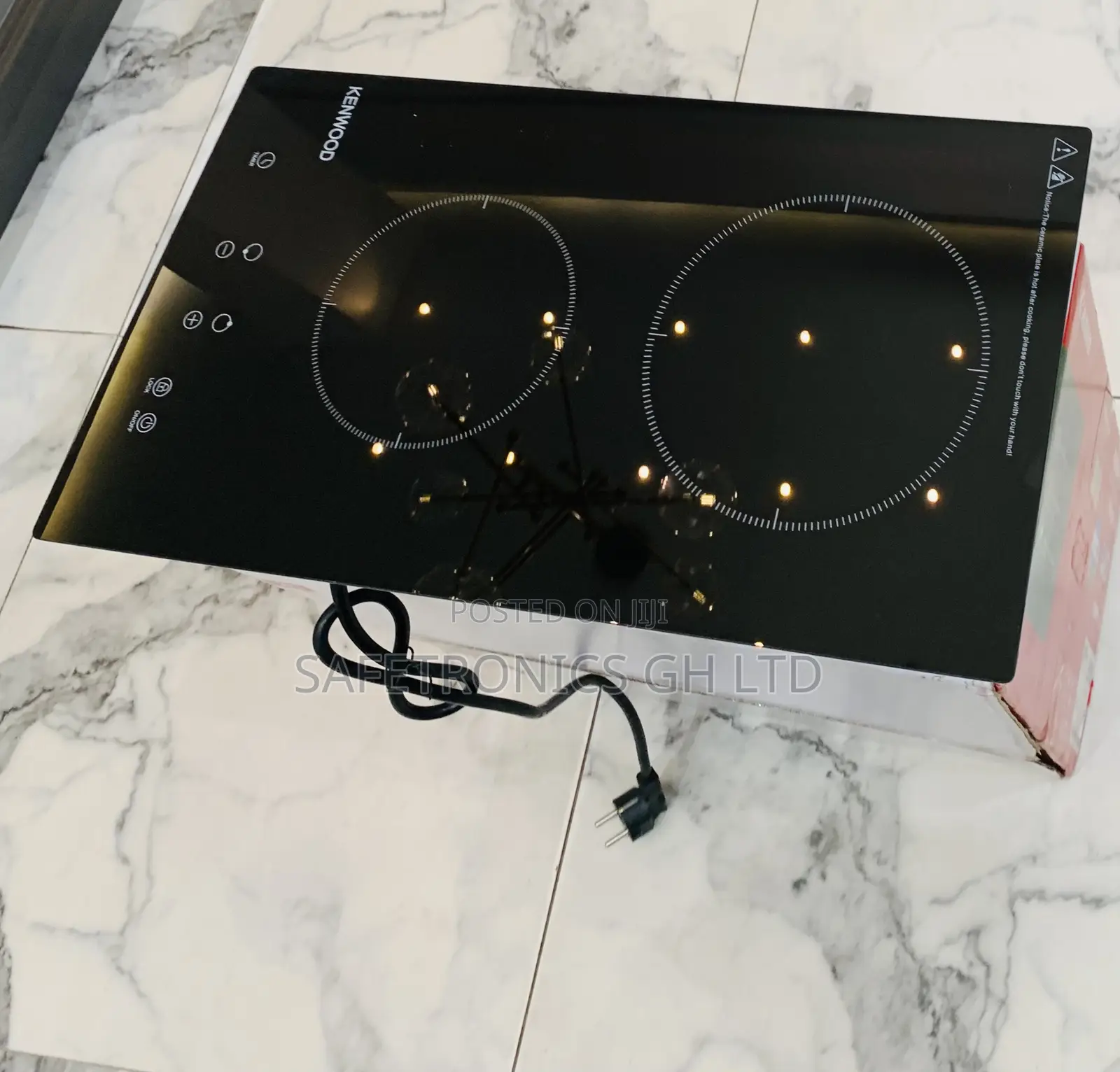 Order (Black)Glass Inbuilt Kenwood 2 Electric Countertop