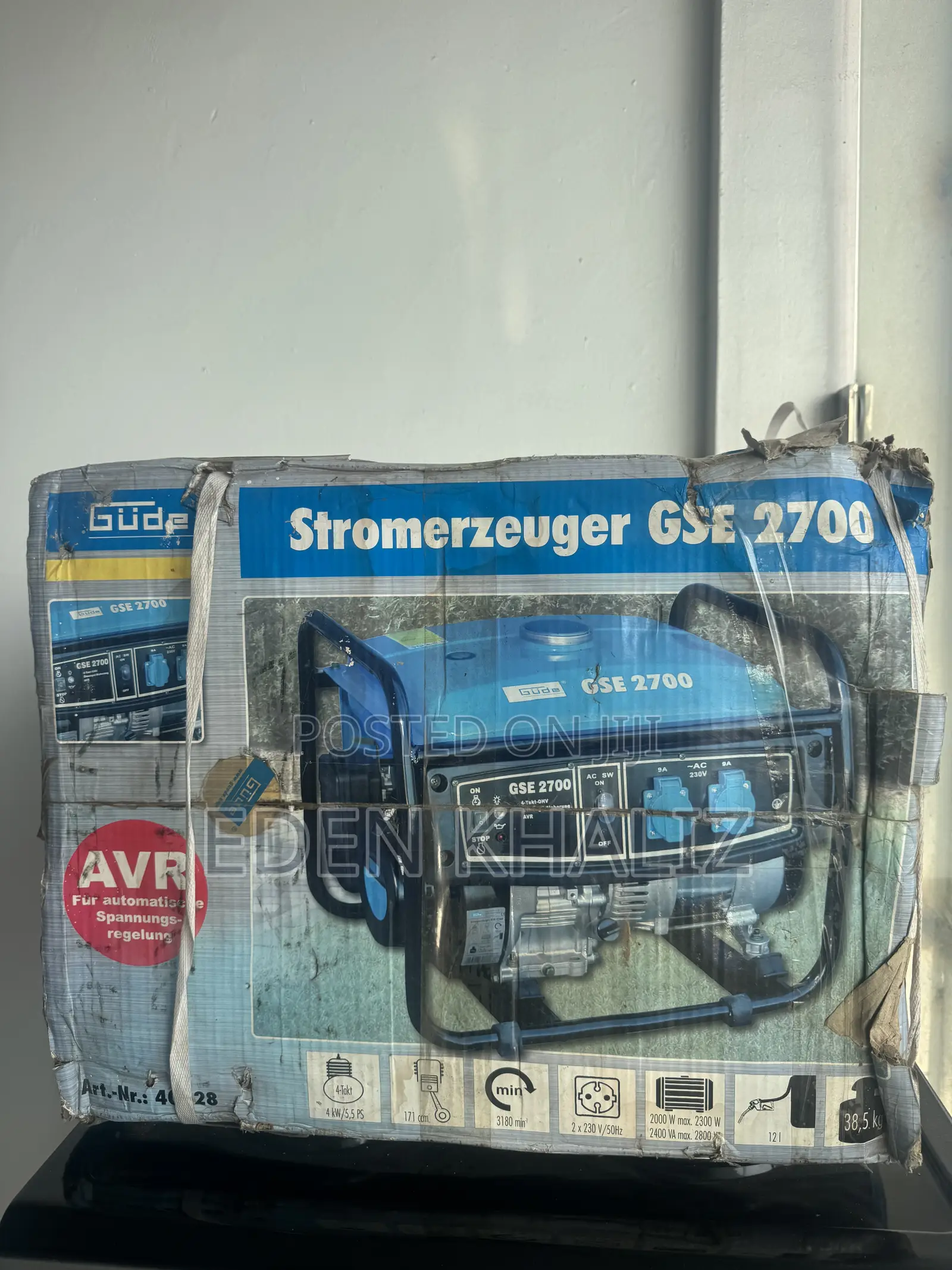 GÜDE GSE 2700 GENERATOR FOR SALE  German Quality - Stromerzeuger