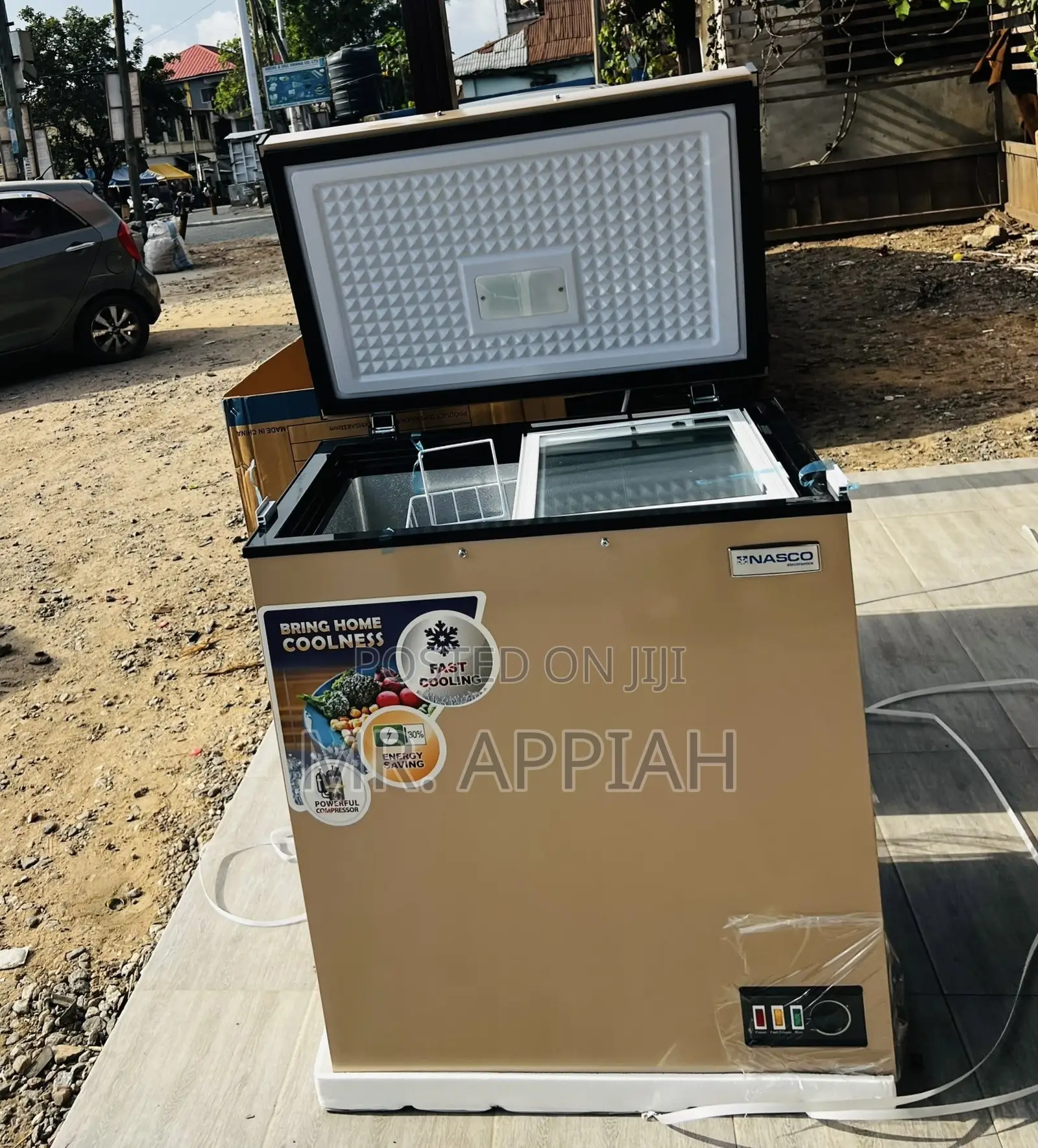 Gold Color Singls Door Nasco 150L Freezer