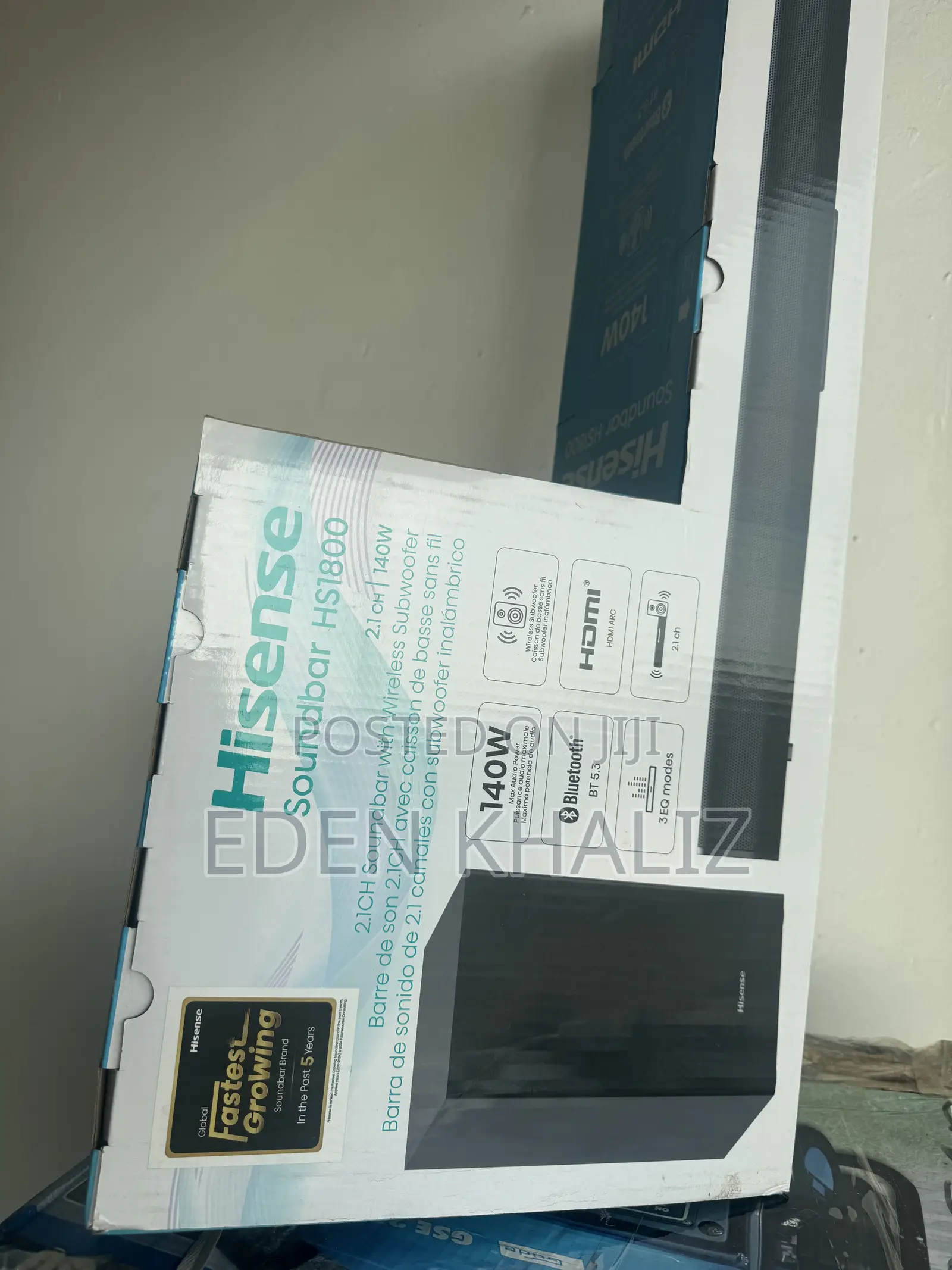 HISENSE SOUNDBAR HS1800 - Brand New! 2.1CH With Wireless Subwoofer