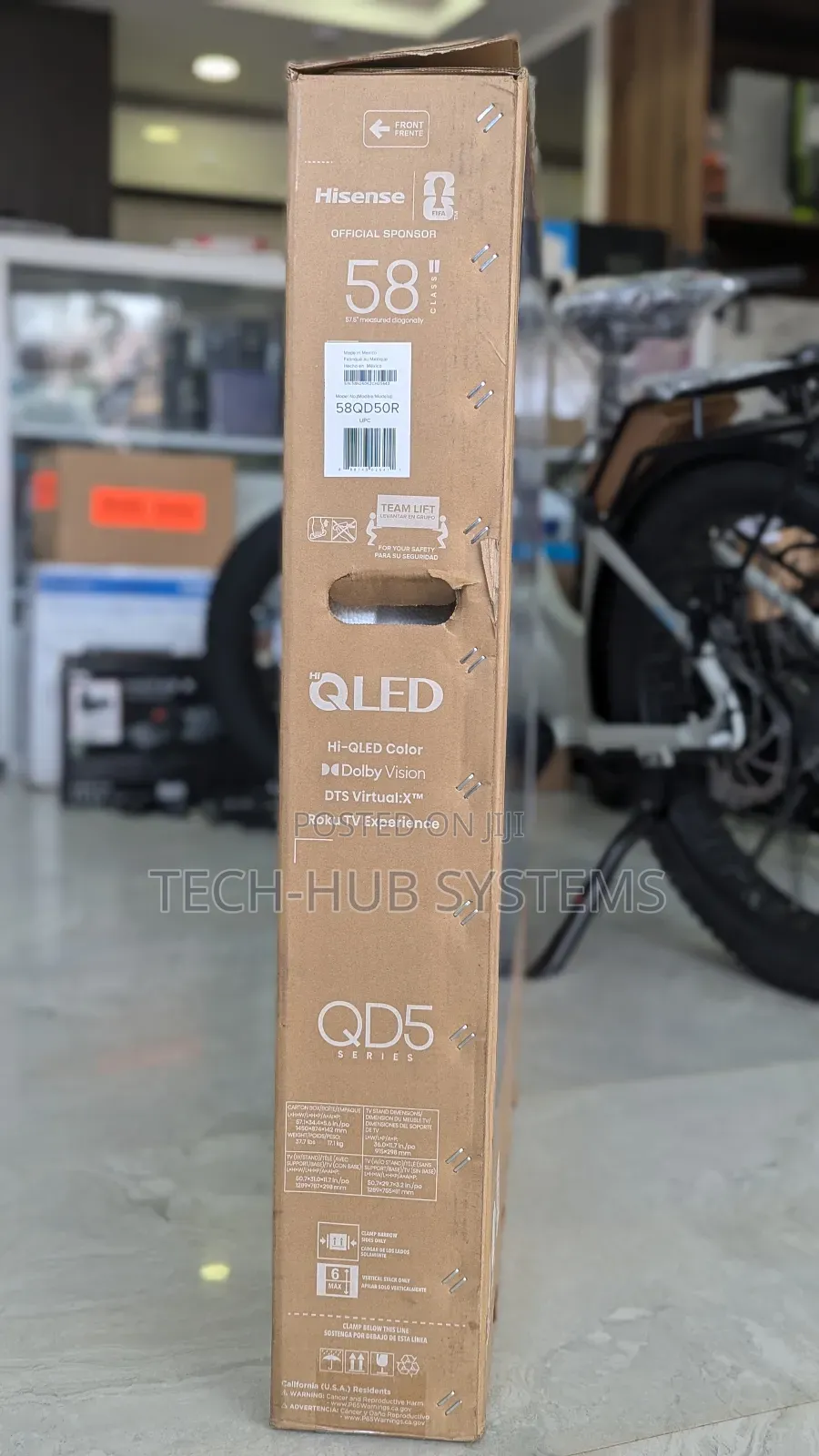 Hisense - 58" Class QD50 Hi-Qled Series 4K UHD Smart Roku TV (2026)