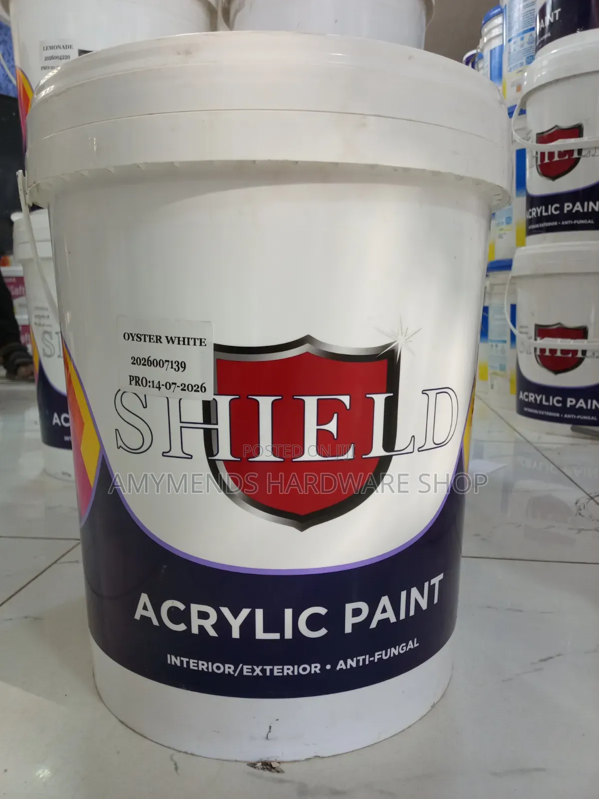 Shield Acrylic Paint Interior and Exterior Anti-Fungal