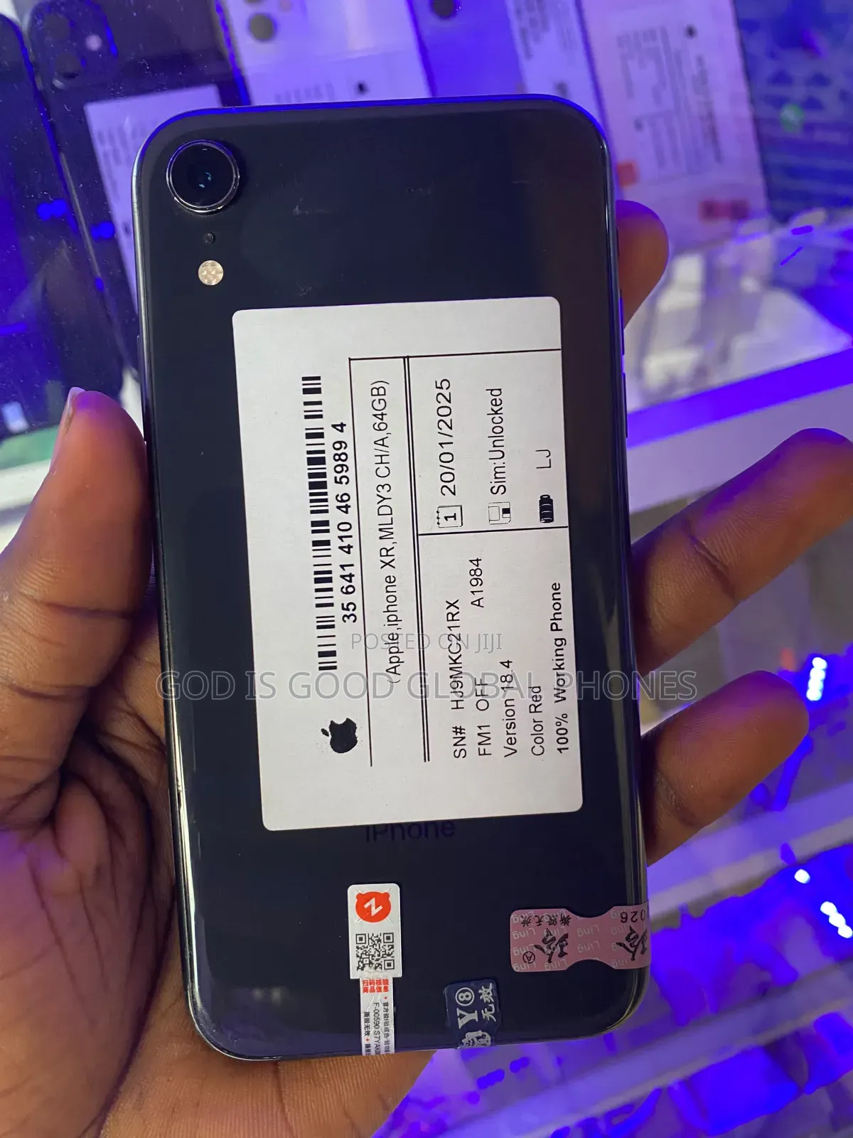 Apple iPhone XR 64 GB Black
