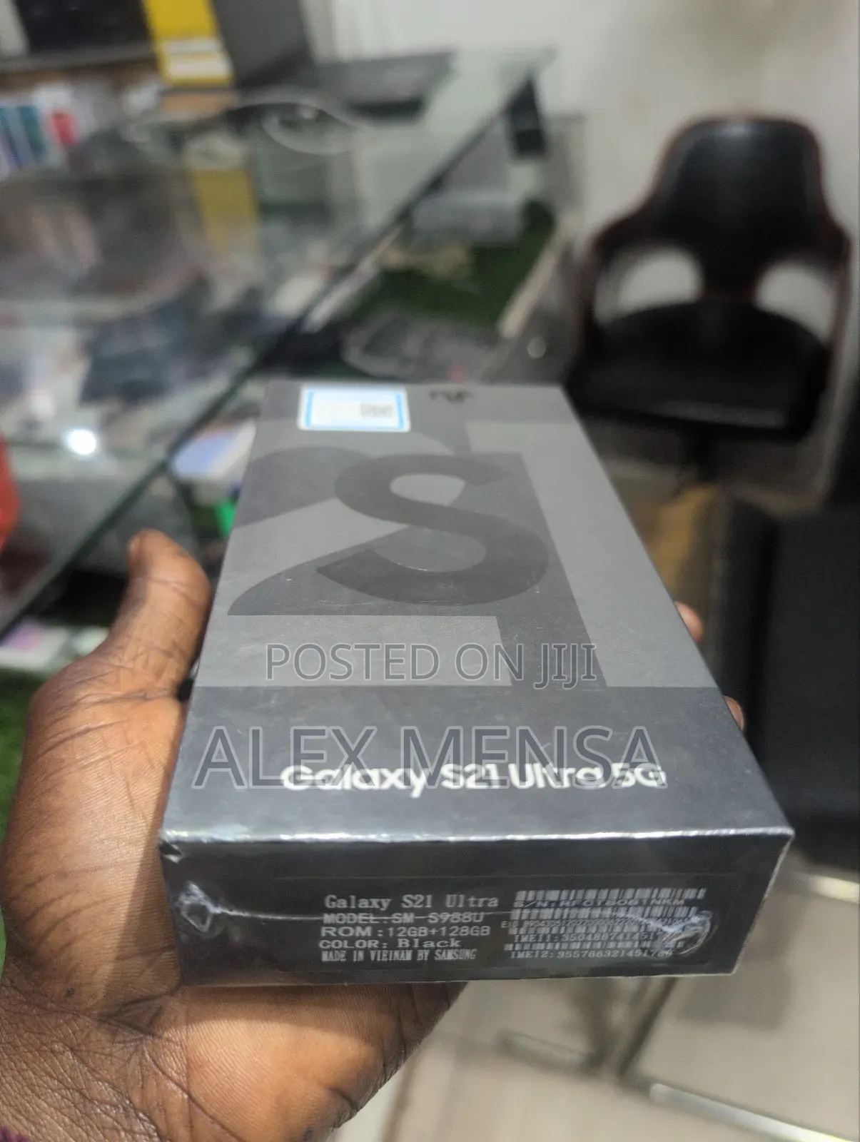 New Samsung Galaxy S21 Ultra 5G 128 GB Black