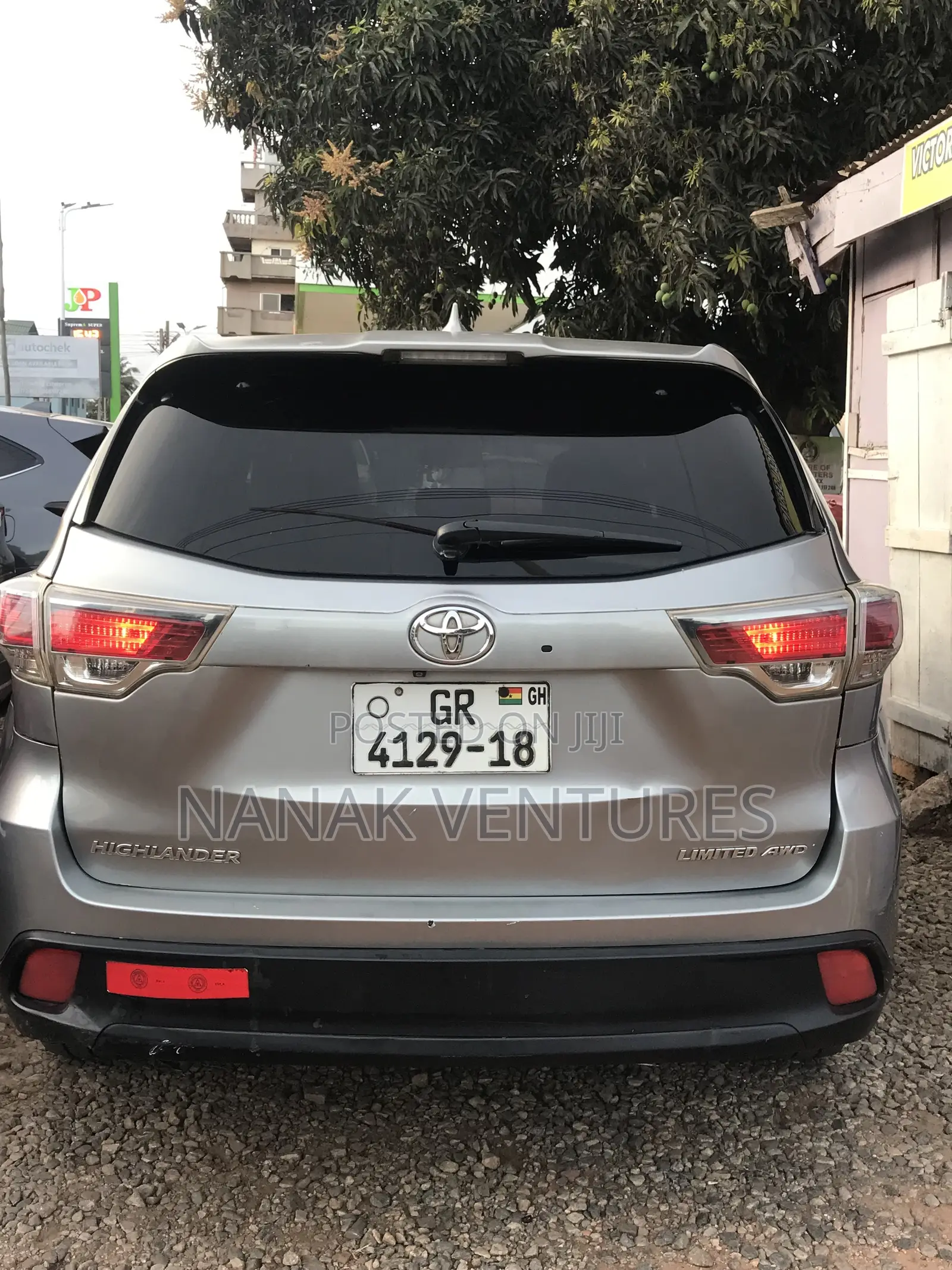 Toyota Highlander Limited V6 4x2 (3.5L 6cyl 6A) 2016 Silver