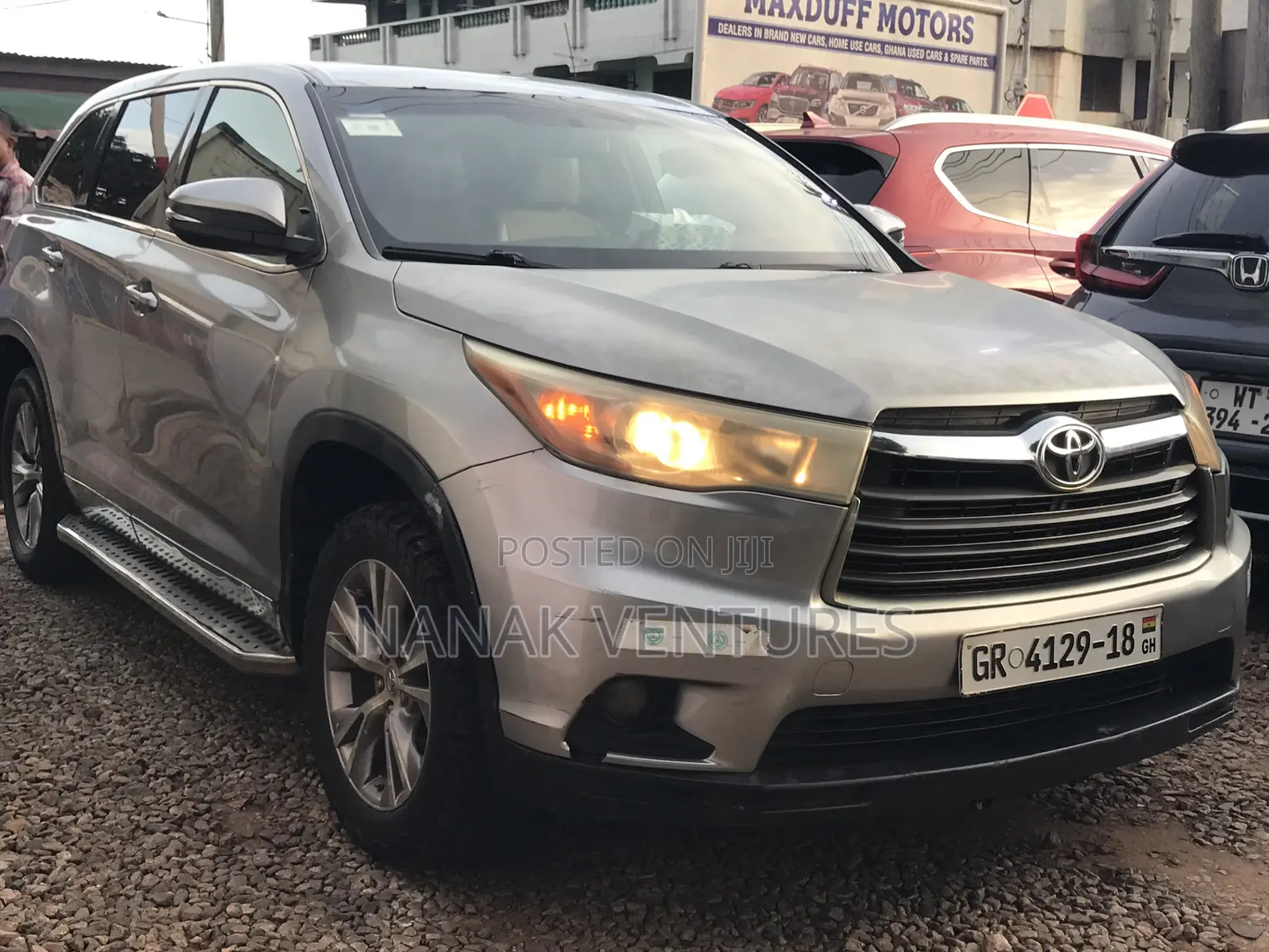Toyota Highlander Limited V6 4x2 (3.5L 6cyl 6A) 2016 Silver