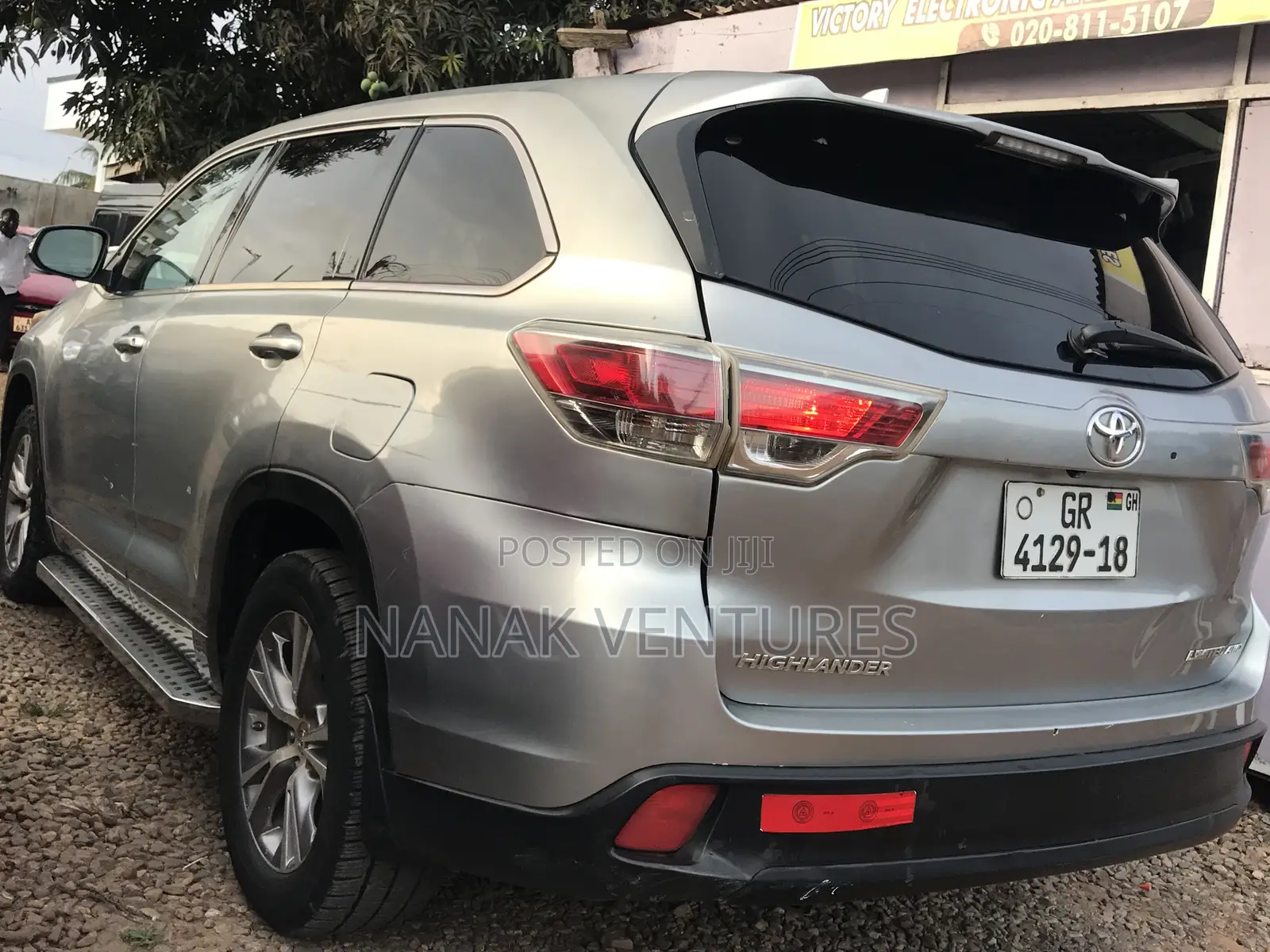 Toyota Highlander Limited V6 4x2 (3.5L 6cyl 6A) 2016 Silver