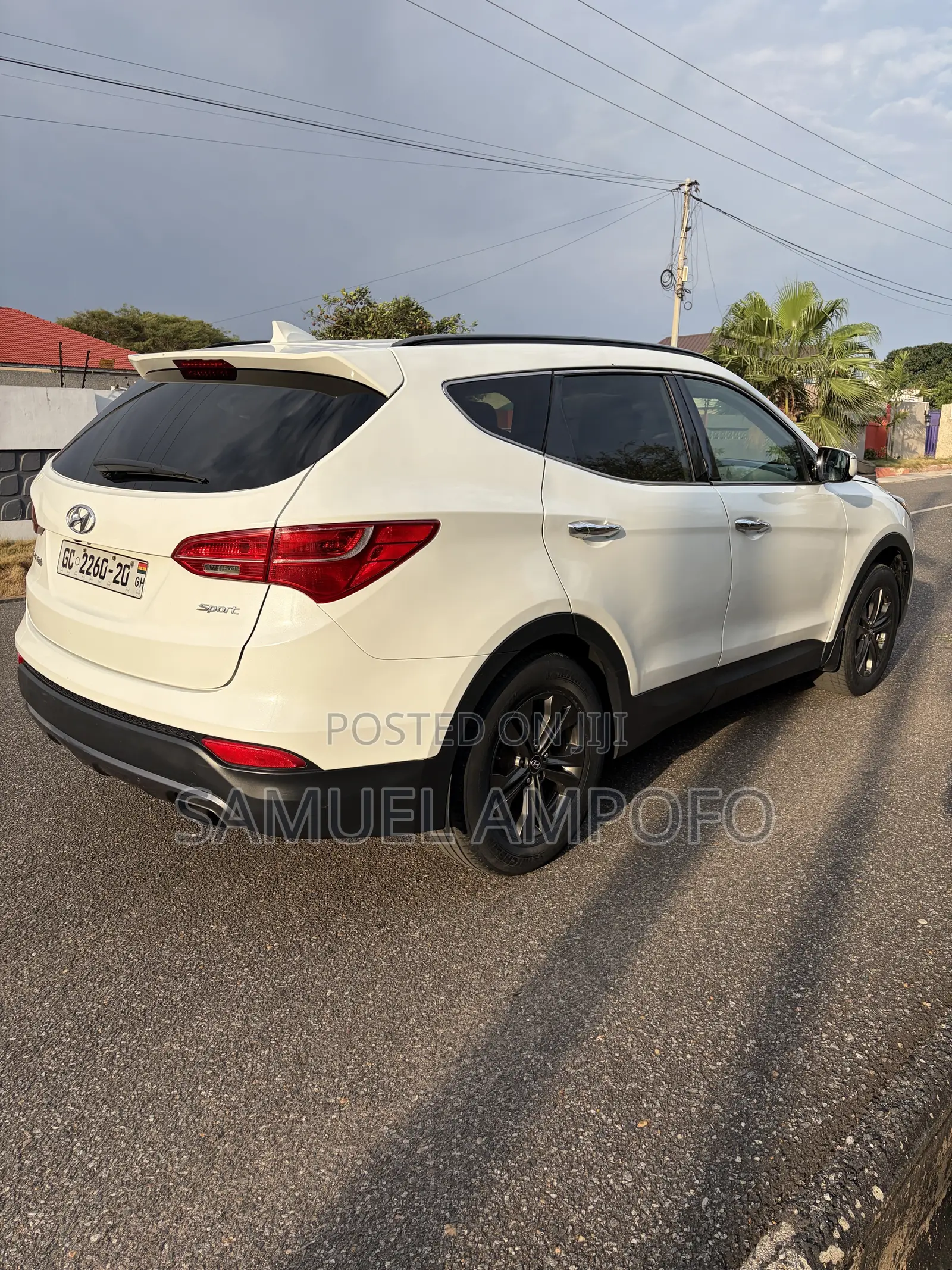 Hyundai Santa Fe Limited 4dr SUV (3.3L 6cyl 6A) 2015 White