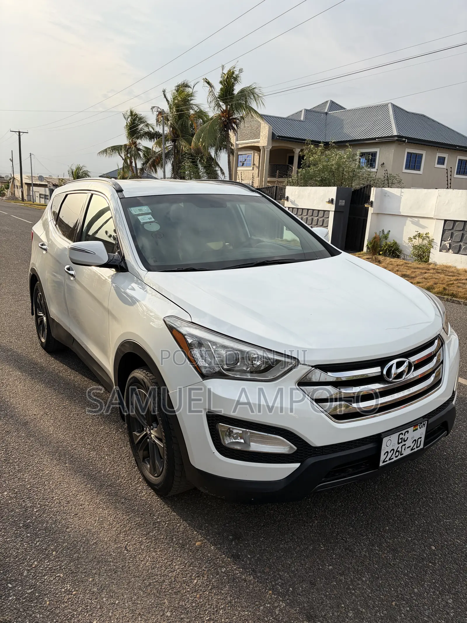 Hyundai Santa Fe Limited 4dr SUV (3.3L 6cyl 6A) 2015 White