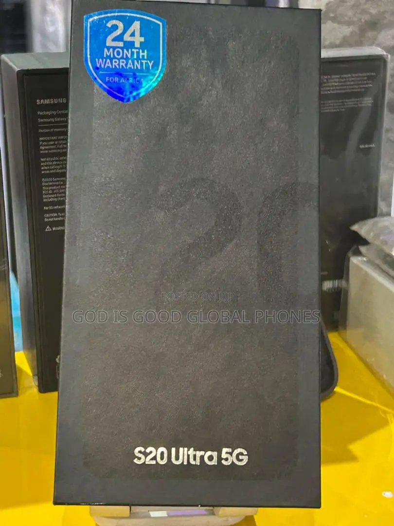 New Samsung Galaxy S20 Ultra 5G 128 GB Black