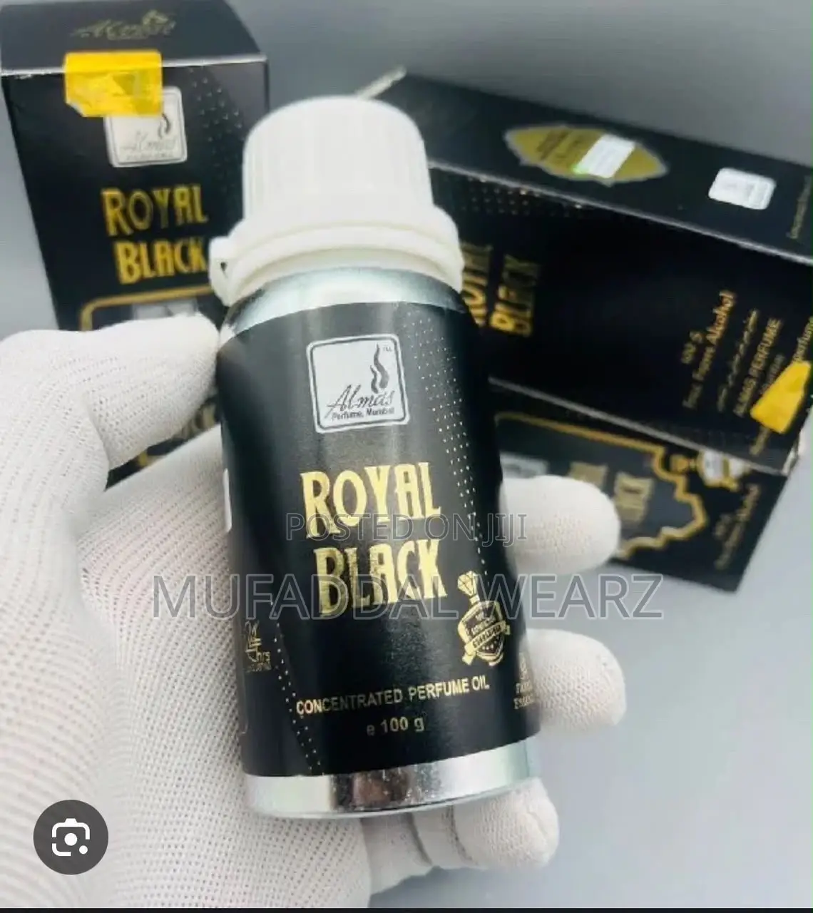 Almas Royal Black Oil Perfume