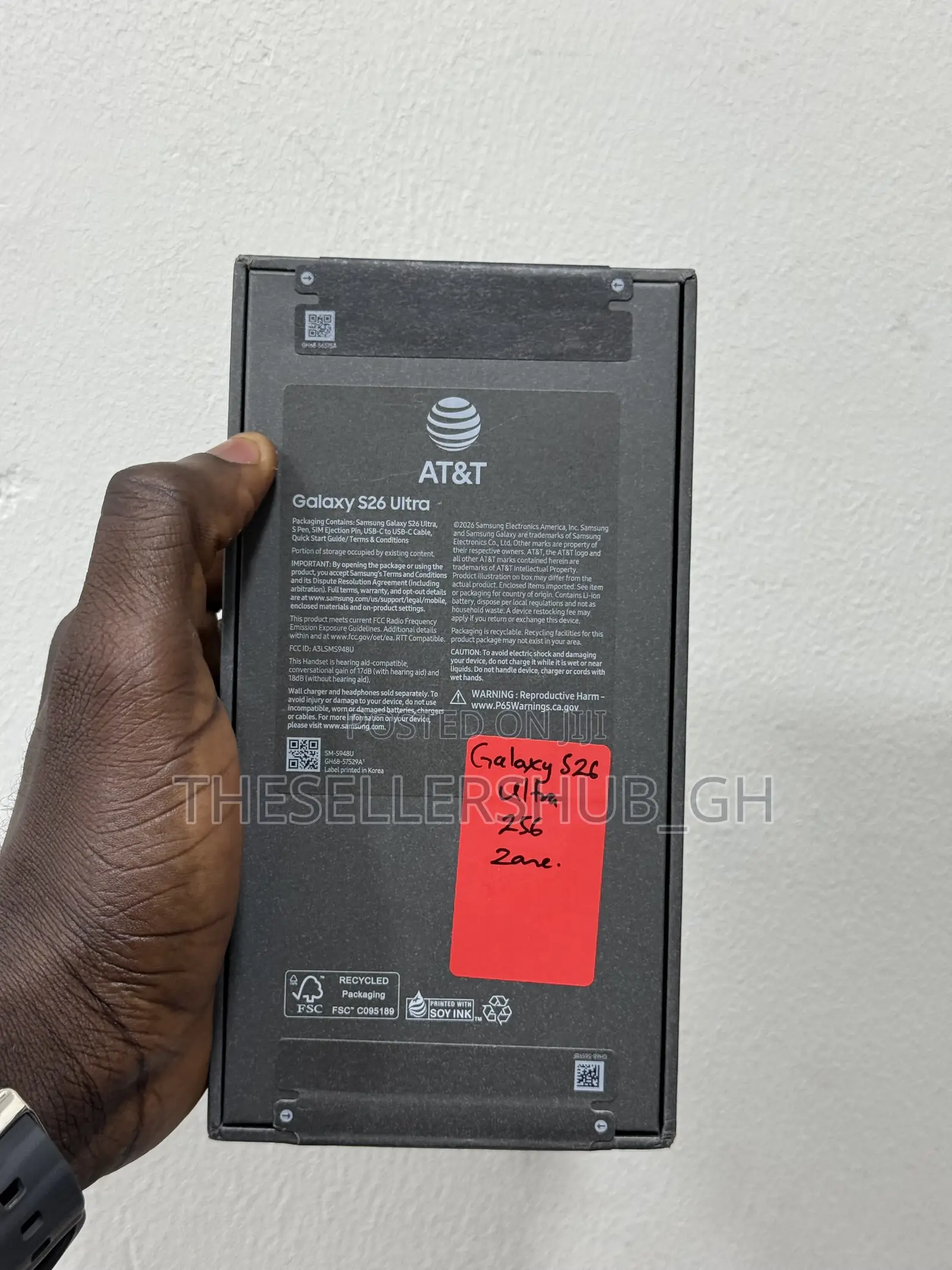 New Samsung Galaxy S26 Ultra 5G 256 GB Black