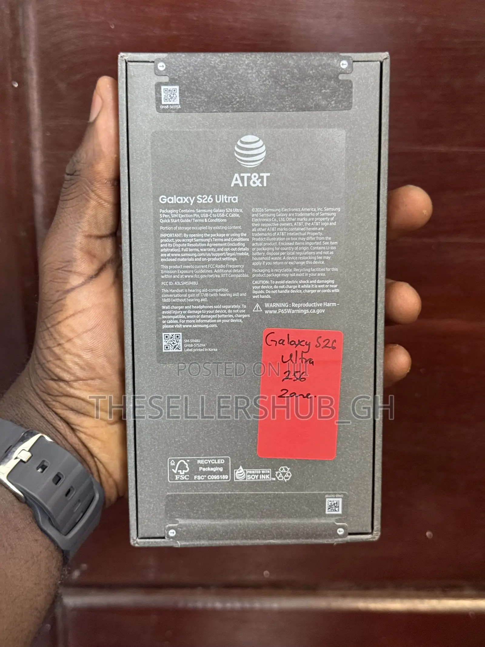New Samsung Galaxy S26 Ultra 5G 512 GB Black
