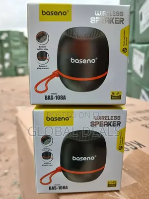 Baseno BAS-108A Wireless Speaker - Mini Bluetooth Speaker