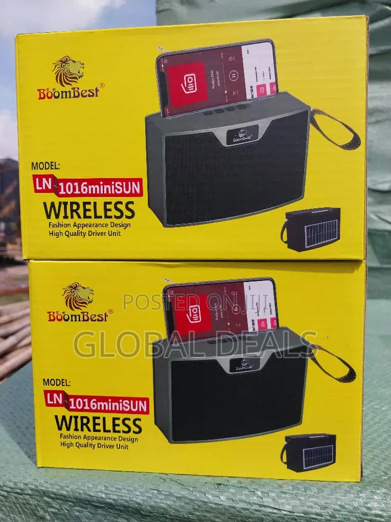 BoomBest LN-1016miniSUN Solar Wireless Speaker - Bluetooth Speaker