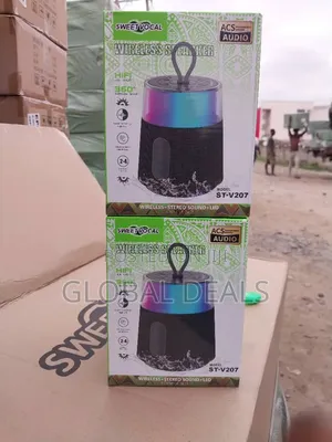 SWEET VOCAL ST-V207 Wireless Speaker - 360° Stereo Sound LED Light