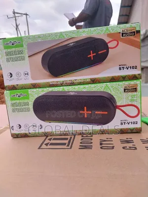 SWEET VOCAL ST-V102 Wireless Speaker - Portable Stereo Sound With LED