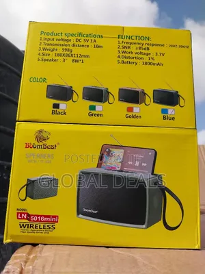 BoomBest Wireless Speaker - Portable Bluetooth Speaker - Phone Holder