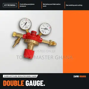 Gloor Acetylene Regulator Double Gauge - H17YW21605GA