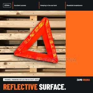 Triangle Warning Reflector B/S N/T 45Cm - 211144