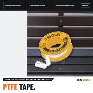 Teflon Tape Professional Ptfe Yellow 12Mmx10M 0.35g/Cm3 - SGS1201