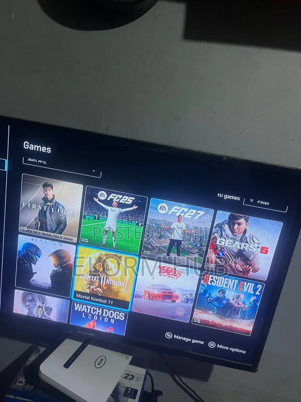 Xbox Series X With One Controller and 10 Offline Games