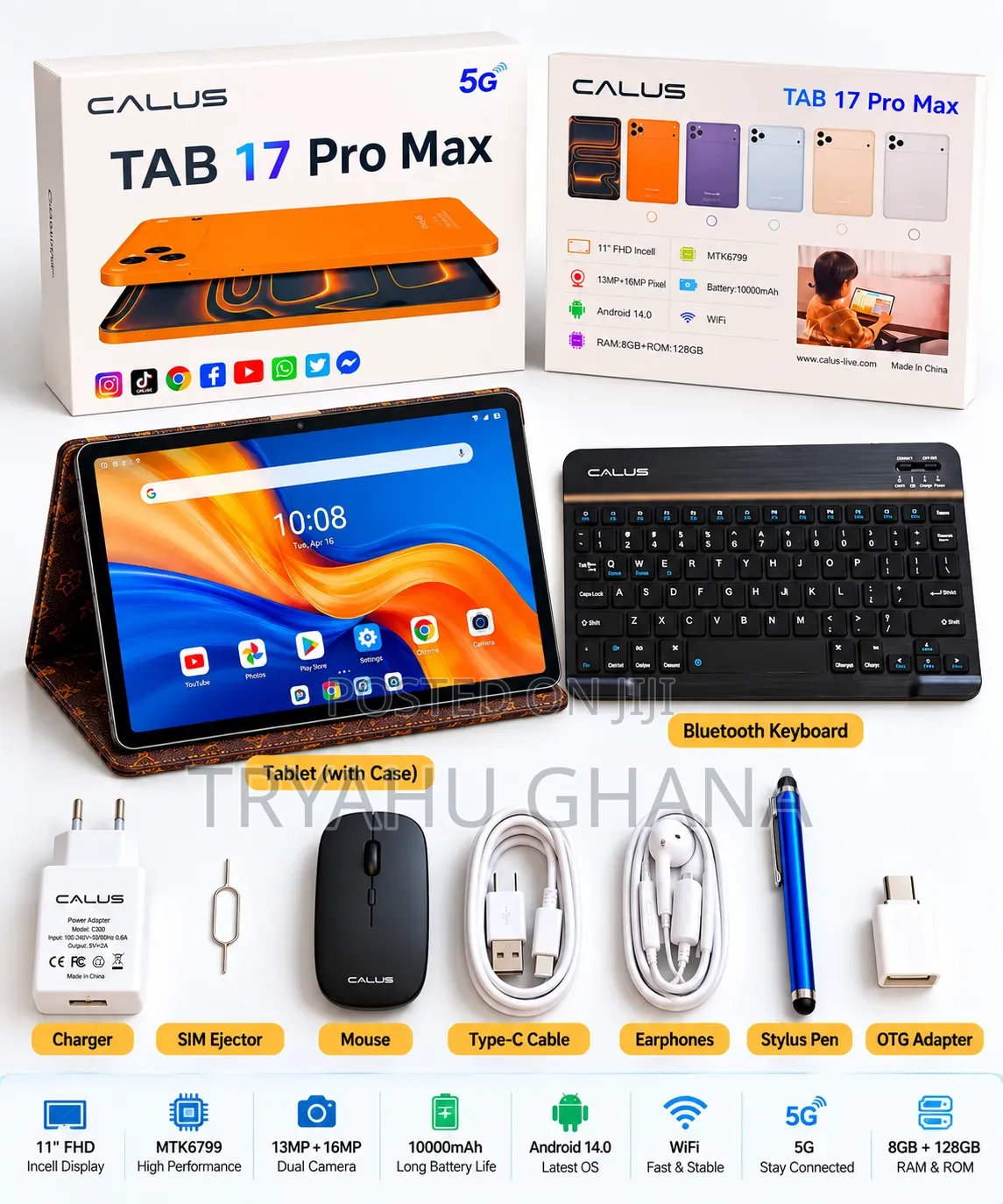 New Tablet 128 GB Orange