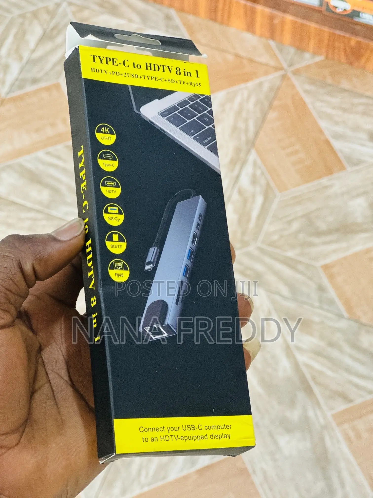Type C to HDTV 8 in 1