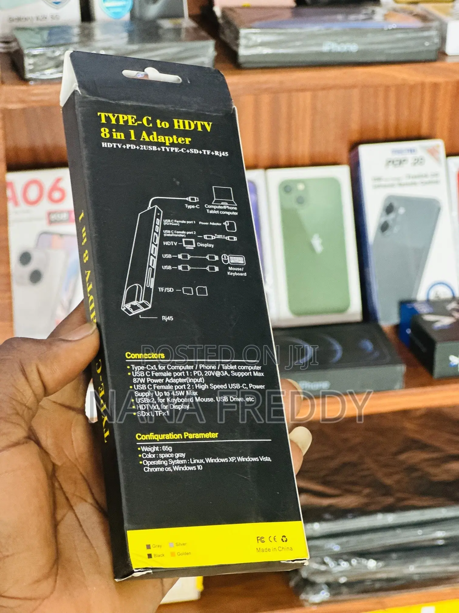 Type C to HDTV 8 in 1