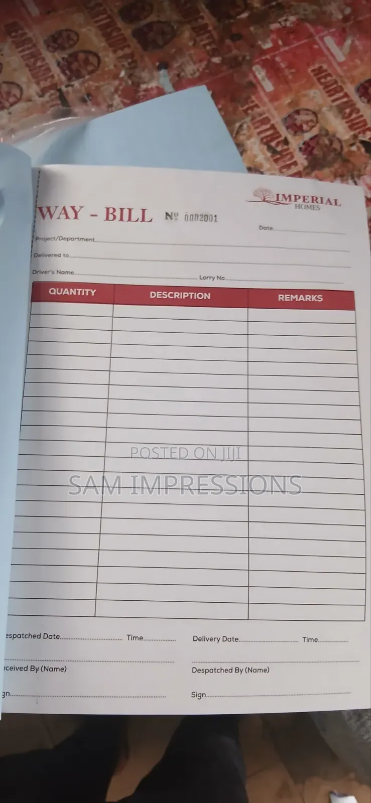 Invoice Books Printing