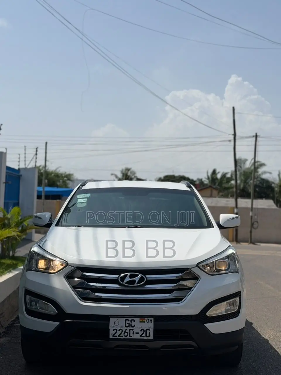 Hyundai Santa Fe 2014 White