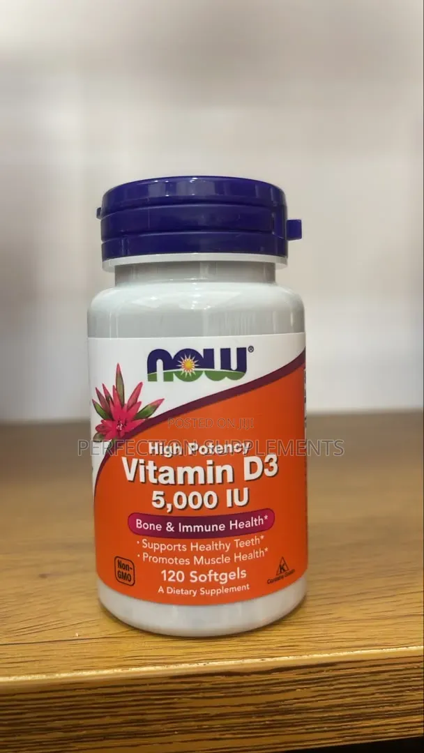 Now Vitamin D3 5000 IU Softgels