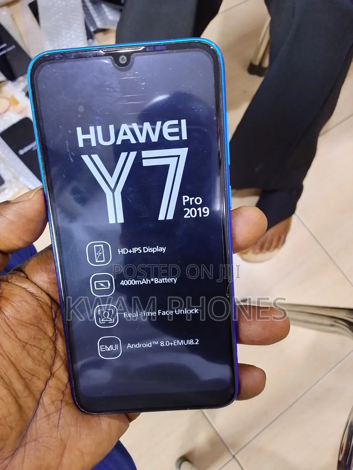 New Huawei Y7 Pro 32 GB Blue