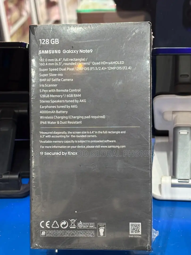 New Samsung Galaxy Note 9 128 GB Black