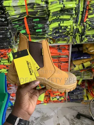 Brown Industrial Safety Boots