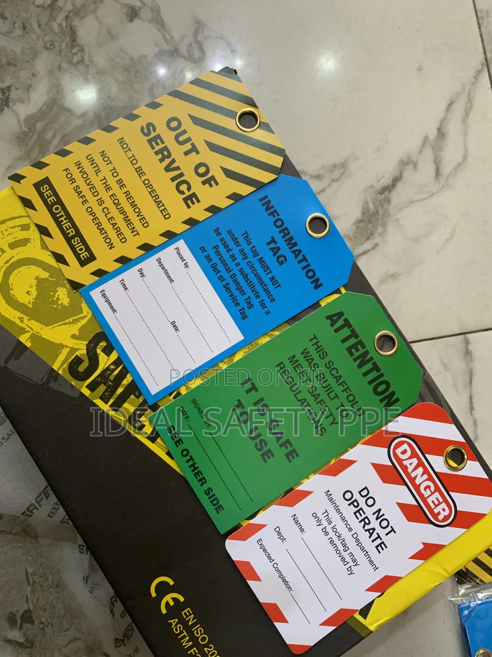 Industrial Lockout Tagout Safety Warning Tags