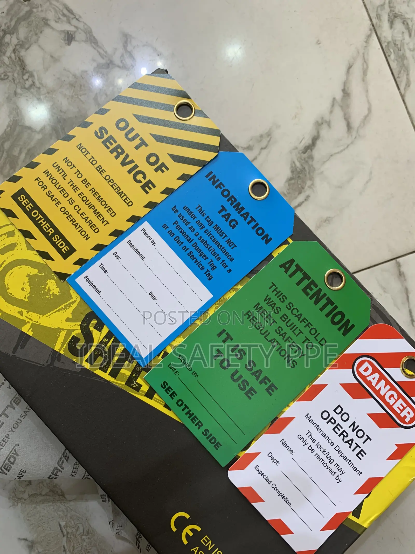 Industrial Lockout Tagout Safety Warning Tags