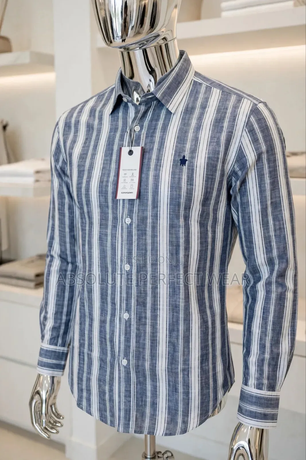 Amora Linen Long Sleeves Shirt for Men