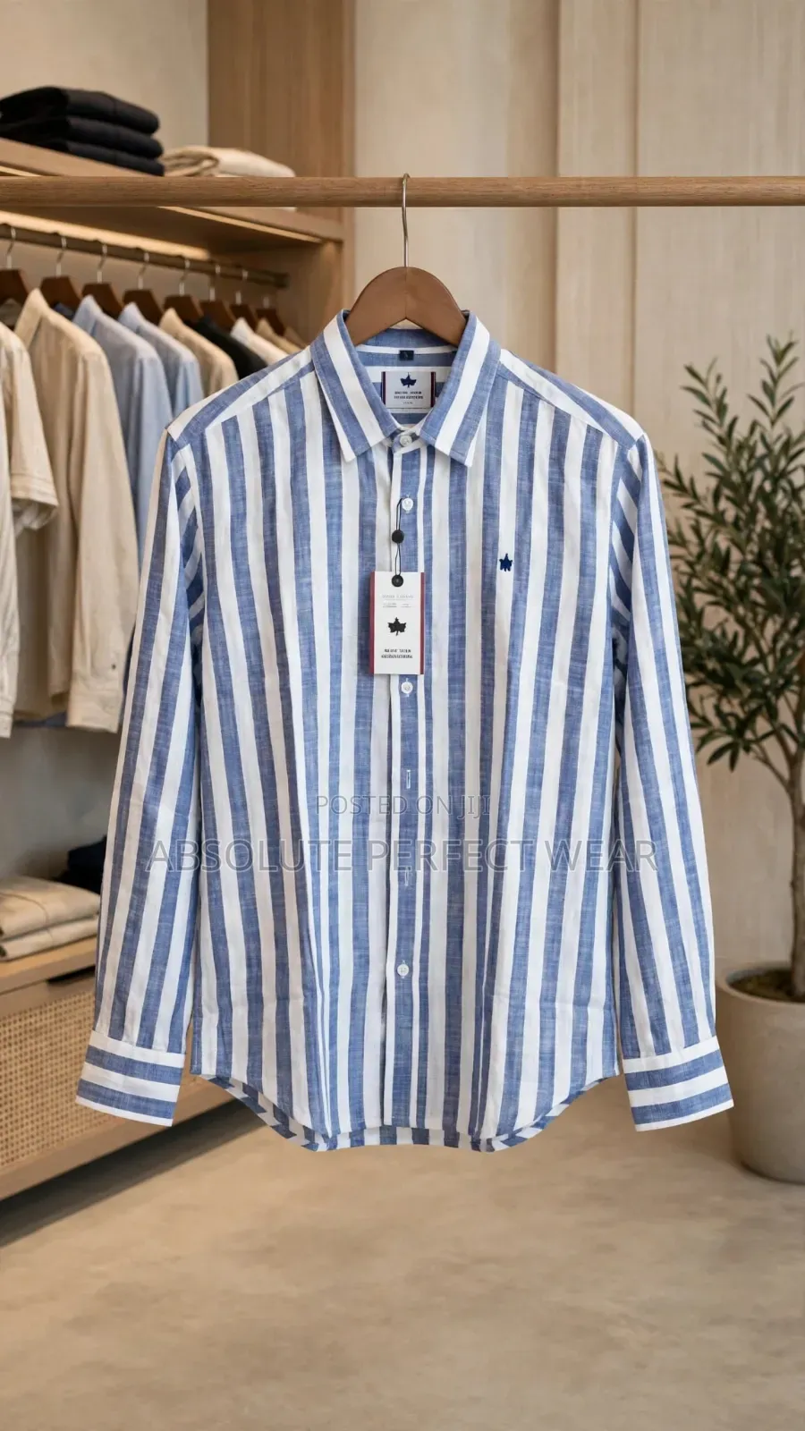 Amora Linen Long Sleeves Shirt for Men