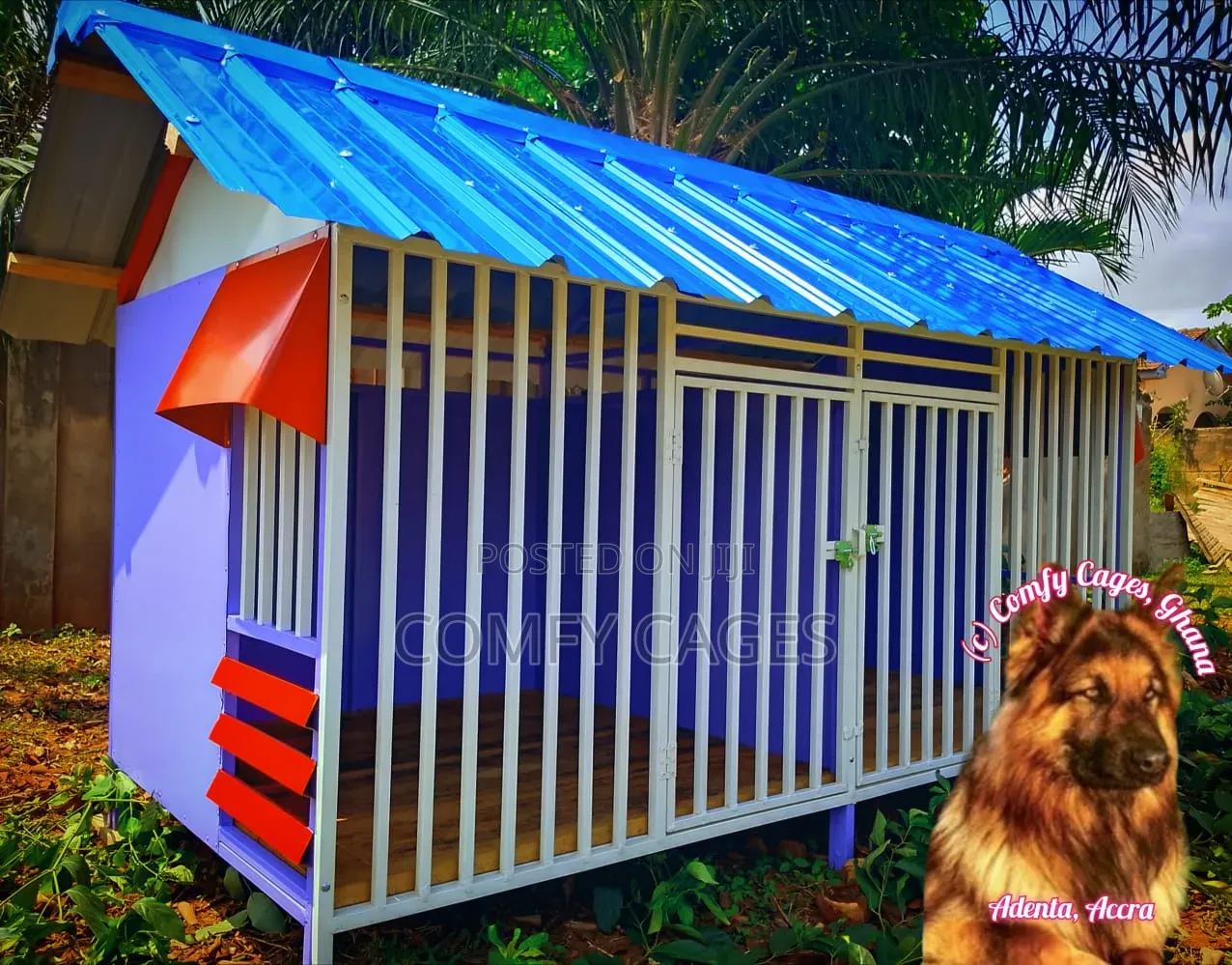 Extra- Robust Large Double Galvanized Steel Comfy Dog Cage