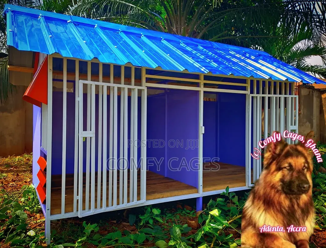 Extra- Robust Large Double Galvanized Steel Comfy Dog Cage