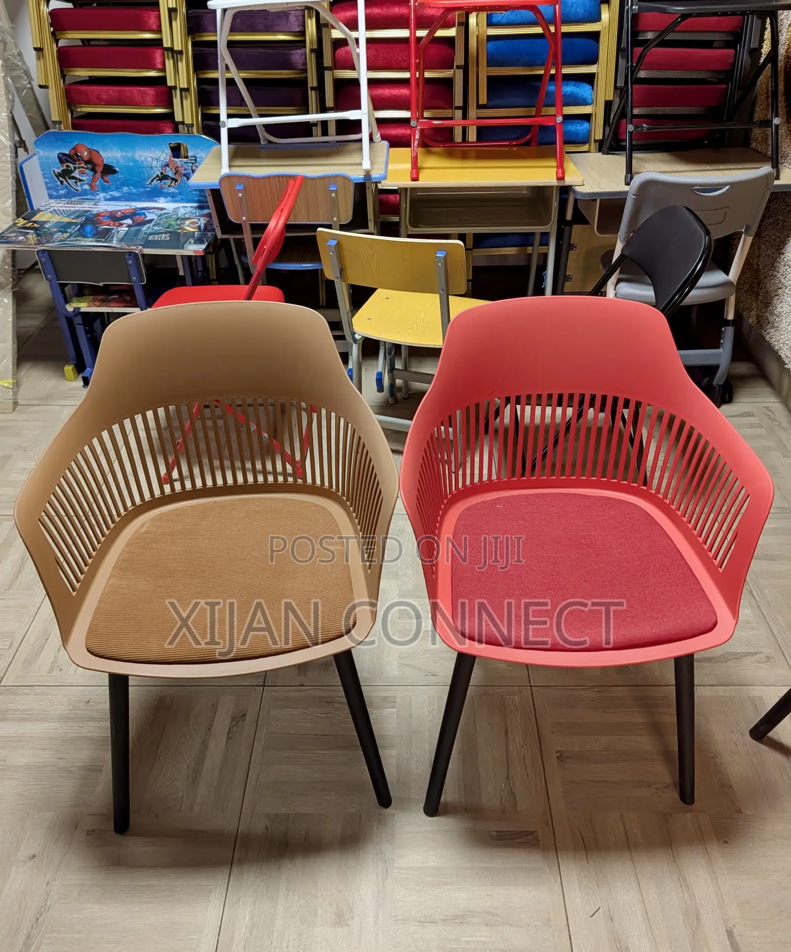 Premium Modern Dining & Accent Chair With Cushioned Seat