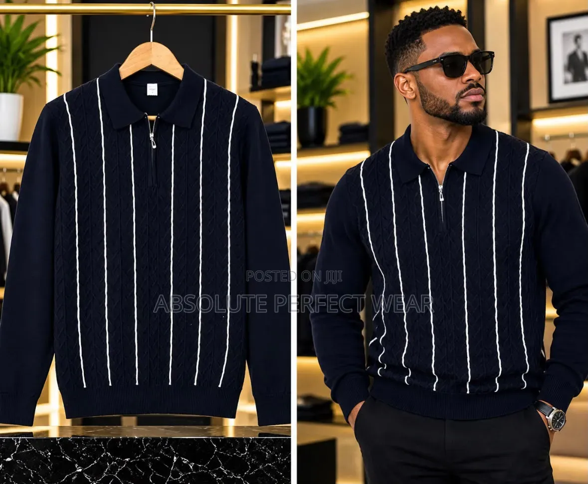 Black Knit Wear for Men