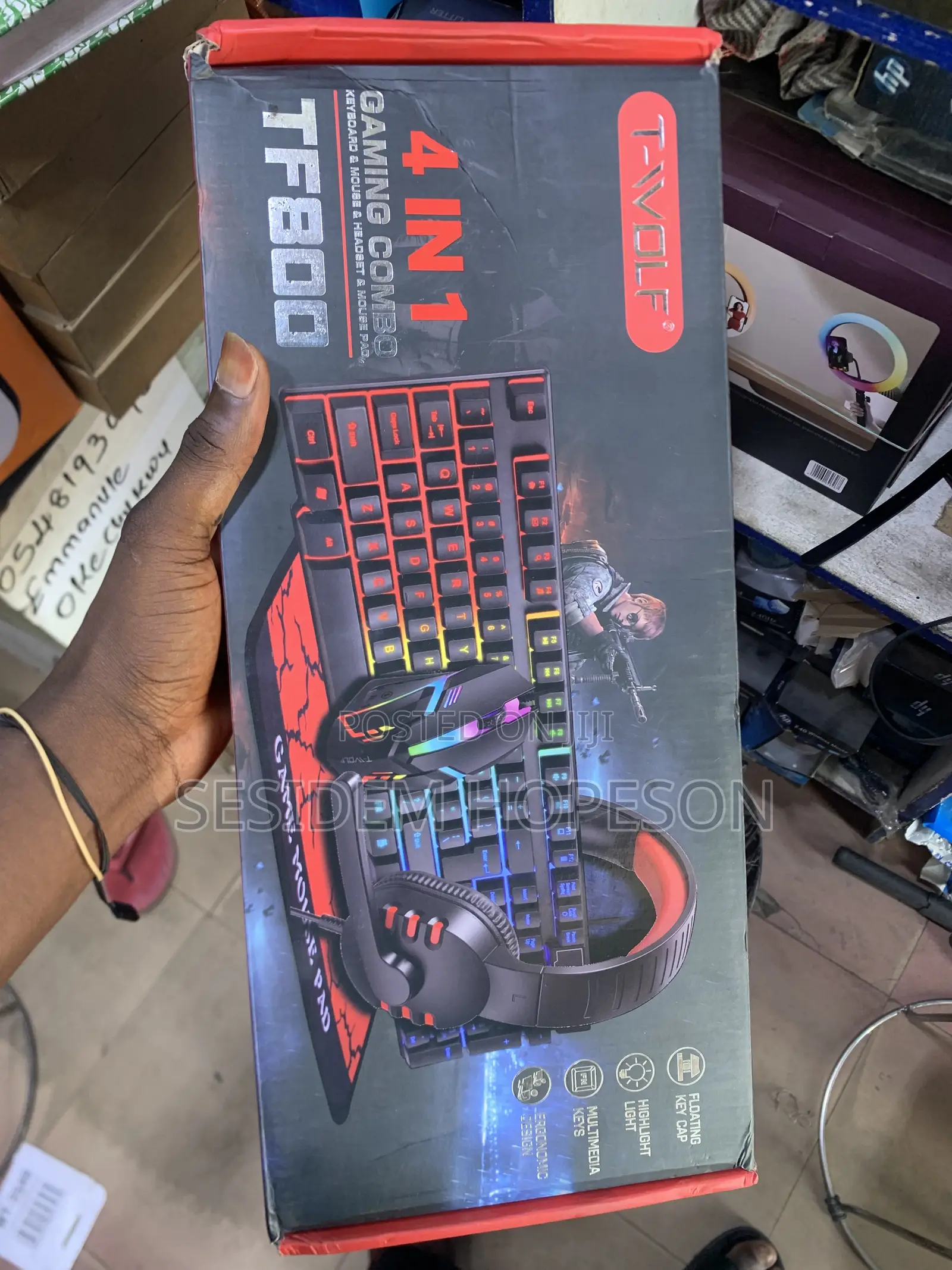 T-Wolf TF800 4-in-1 Gaming Combo