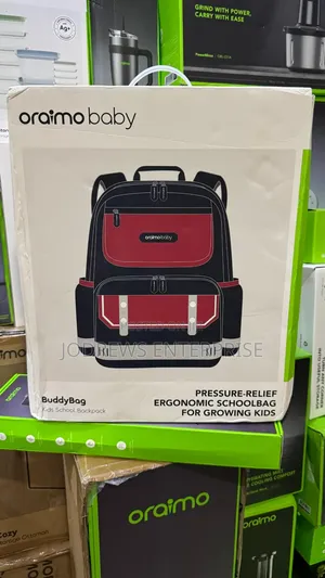 Oraimo BuddyBag Blue Pressure-Relief Ergonomic Kids School Backpack
